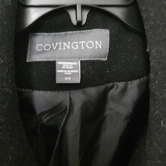 Covington Womens Wool Blend Winter Single-Breasted Swing Coat size Small - Picture 3 of 7